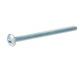 M4 M5  A307 GR2  Steel Blue White Zinc Plating Slotted Phillips Drive Cross Recessed Truss Head Screw