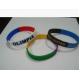 New customed print logo promotional silicon bracelet sprots club outdoor advertising gift
