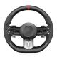 Leather Suede Hand Stitching Steering Wheel Cover for Mercedes Benz AMG GT A35 A45 C43 CLS53 E53 E63 SL43 2021-2023