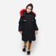 Clothes Shop Design Hooded Fashion Girls Winter Clothing Real Crane Eider Duck