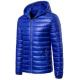 Custom Size Mens Lightweight Puffer Jacket With Hood Breathable Material