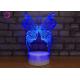 Butterfly Lamps for Girls Bedroom Baby Night Light Butterfly 7 Colors Change with Remote
