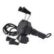 ABS Motorcycle Mirror Mount Phone Holder , 9V-24V Mobile Mount For Motorcycle