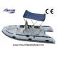 Professional Long 4.3m Rigid Inflatable Fishing Boat With YAMAHA Motor