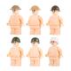 WW2 military soldiers army mini figures protective gear helmet building block