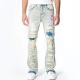                  Custom Slim Fit Jeans Skinny Streetwear Straight-Leg Premium Stretchy Pants Denim Jeans for Men             