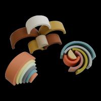 Non-Toxic Silicone Jigsaw Puzzle Of Fun And Mental Stimulation High Durability