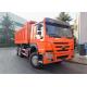 Sinotruk Howo Tipper Dump Truck Weichai 380Hp 6 × 4  5200 - 5800mm For Export