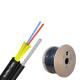 2 Core FTTH Aerial Drop Cable , Flexible Anti UV LSZH Fiber Optic Cable