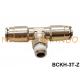 Brass Push On Pipe Union Male Branch Tee Pneumatic Hose Fitting 1/8'' 1/4'' 3/8'' 1/2''