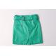 Green PU Leather Mini Women's Skirts Clothing 100% Polyester