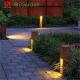 Home Decoration Garden Lights Corten Steel Light Box 200cm Length With Solar Energy