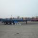 tridem axle 40 ft flatbed container 40t 3 axle semi trailer