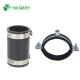 Mirror Polished Flexible Wholease Black Double Galvanized Pipe Clamp with EPDM Rubber