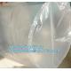 bottom unloading PE liner bag, round bottom bucket liner, plastic pail liner, circle round bottom liner for liquid and p