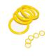 Yellow FKM NBR VAMAC High Temperature O Ring Seals IRHD Hardness
