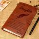 Business Office Gift Promotion PU Leather Writing Travelers Notebook for Travel Diary