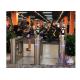 qr code door access control sport turnstile temperature rfid multiple face recognition for gym entry