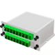 FTTH SC/UPC 1 * 16 Plug-in LGX Fiber Optic Splitter Box Plug-and-Play Design for Easy