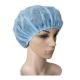 Disposable Blue Medical Disposable Cap Non Woven Elastic Surgical Bouffant Caps