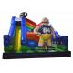 Inflatable Fun City American Football / Soccer Sport Games Bounce House With Slide