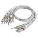 10 Lead Welch Allyn Cp200 ECG Cable EKG Lead Wires IEC 4.0 Banana EKG Leadwires