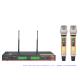 UGX10II UHF wireless microphone system with IR selectable frequency and automatic power-off / SHURE style