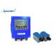 Ultrasonic Non Contact Clamp On Flow Meter Wall Type For Liquid Flow Measure with  accuracy ±1%