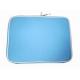 Fashion Neoprene  blue Cute Laptop Sleeve / case with double black zipper puller