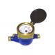 Pulse Output Multi Jet Water Meter For Bulk Volume Measurement In Cold Water DN25 Brass