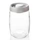 Wholesale Vacuum Jar Food Storage Canister Transparent Borosilicate Glass With Color Lid