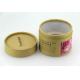 Eco Friendly Brown Kraft Paper Cans Packaging With Sponge For Cosmetics