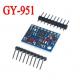 GY-951 AHRS. 9DOF ATMEGA328 ITG3205 ADXL345 HMC5883L Module 9-axis Inertial Navigation