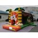 8 Meters Long Kids Inflatable Jungle Bouncy Castle With Tunnel With EN14960 Certified