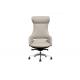 135 Degree Modern Executive Office Chair , DIOUS Grey Leather Desk Chair