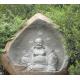 Chinese White Happy Laugh Carved Sitting Buddha Sculpture