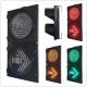 300MM 2-Aspect RYG Ball And Right-Arrow Road Traffic Light Detachable