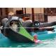 Fiberglass Water Park Equipment Cartoon Crocodile Slide For Children / Customized Water Slide