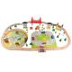 Kids Wooden Railway Track Toy Competible For All Brands Track Educational