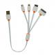 4 Head multi charging usb cable for Iphone / Samsung / Andriod