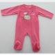 75 Cotton Baby Girl Velour Romper Baby Footed Rompers With Feet