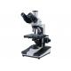 6V 20W Trinocular Phase Contrast Microscope Inverted Quadruple Nosepiece