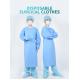 PP SMS Disposable Protective Coverall Wear Hooded For Dust Proof