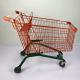 210L European Type Lightweight Shopping Trolley Commercial Shopping Carts With