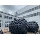 STS Low Reaction Force Yokohama Pneumatic Rubber Fenders With Chain And Tyres