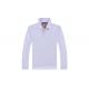 Cotton 2 - ply Interlock Button Cuffs Long Sleeve Polo Shirts Casual Type