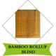 Vertical Bamboo Roman Blinds , Outdoor Roll Up Bamboo Shades Long Lifespan