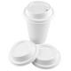 100% Biodegradable Capsul Cups Cover Bubble Recyclable Disposable Bagasse Cups Lids For Coffee Cup