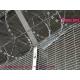 Clear VU 358 Securifor mesh panel fence | 8 gauge steel wire | 0.5x3 anti climb hole | galvanized coating | HeslyFence