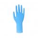 Medical Examination Powder Free Blue Nitrile Disposable Gloves Tactile Sensitivity